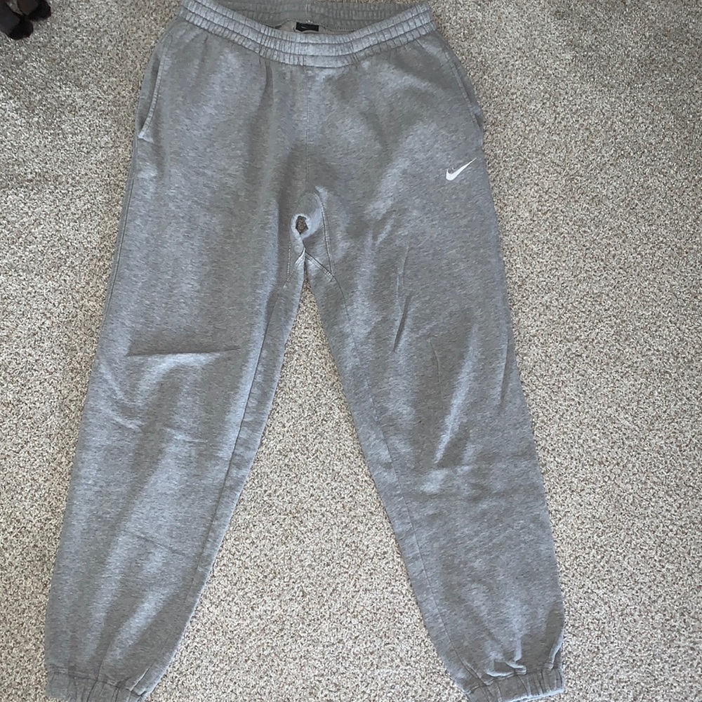 Grey Nike joggers
